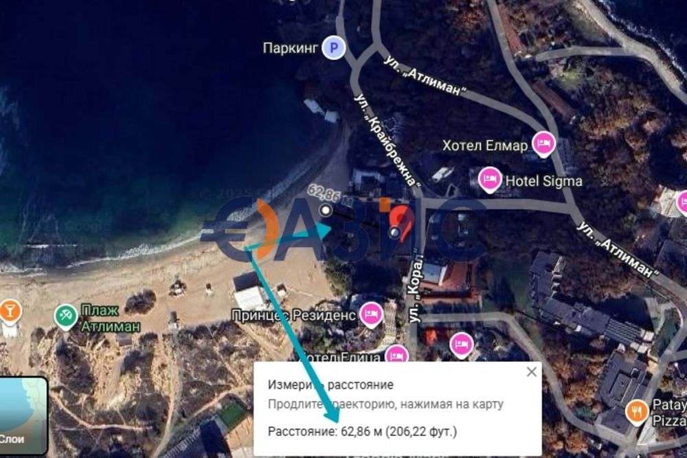 Студио на 1-ви етаж, Атлиман Резиденс Ризорт, Китен, обл. Бургас,