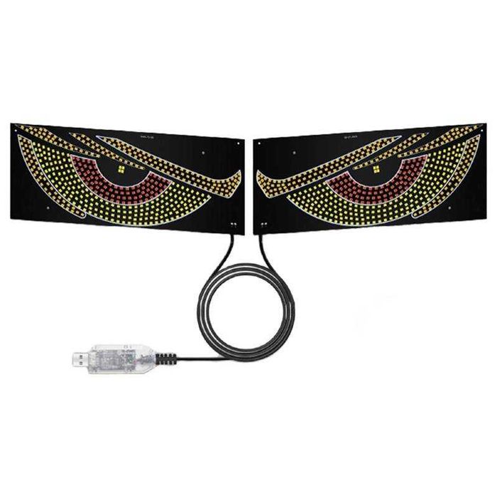 Set 2 panouri rigide devil’s eyes, 32x12cm camion, dubă, tir,