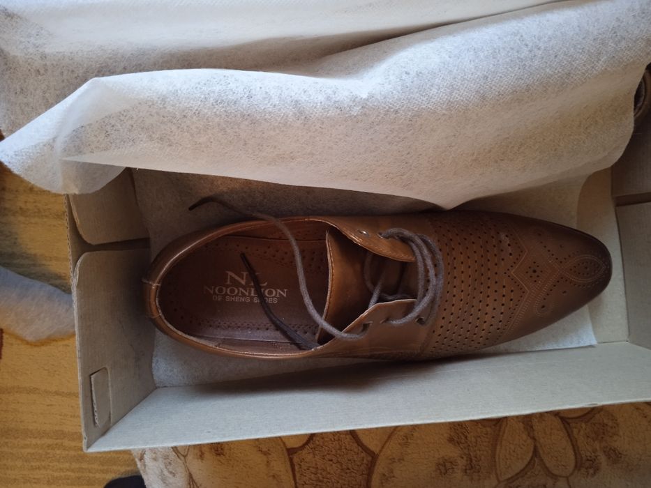 Мужские  туфли кожаные