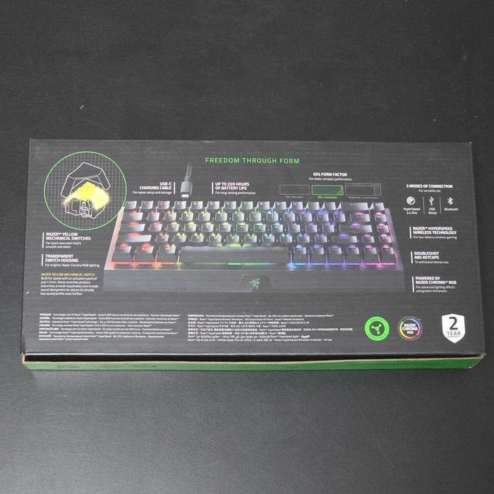 Tastatura Razer BlackWidow V3 Mini HyperSpeed – Yellow Switch