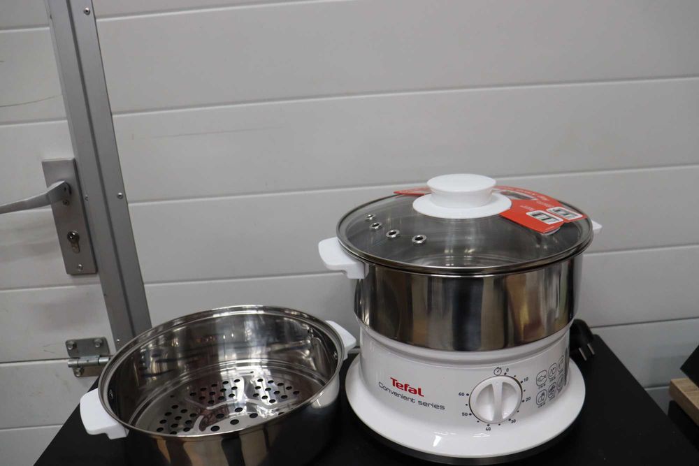 Уред за готвене на пара Tefal VC145130, 900W, 6 л, 60-минутен таймер