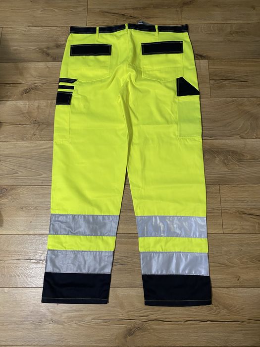 PLANAM-pantaloni NOI, cu eticheta, de lucru, Neon, barbati , 56