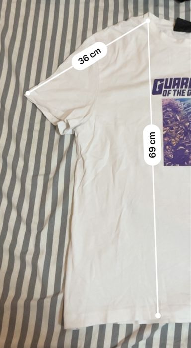 Бяла тениска на Marvel Guardians of The Galaxy