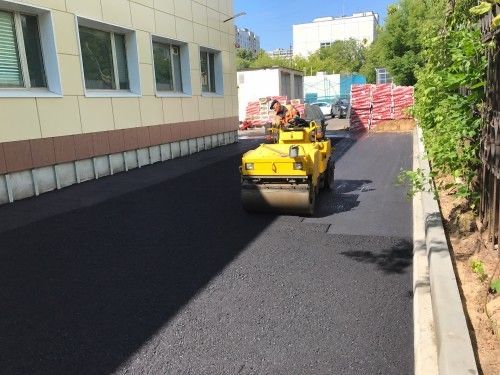 Укладка асфальта