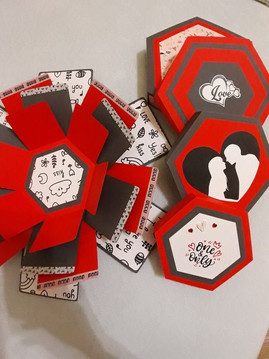 Explosion box cadou handmade