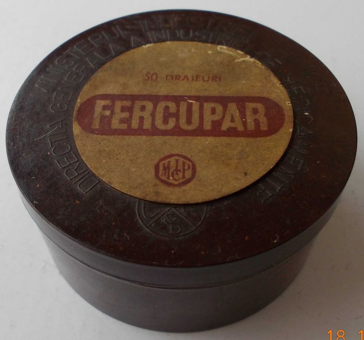 Cutie veche de medicamente FERCUPAR