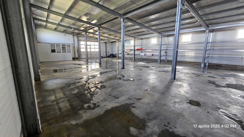 ÎNCHIRIEZ HALĂ 310MP cu CAMERĂ FRIG - 25 grade, curte, curent trifazic