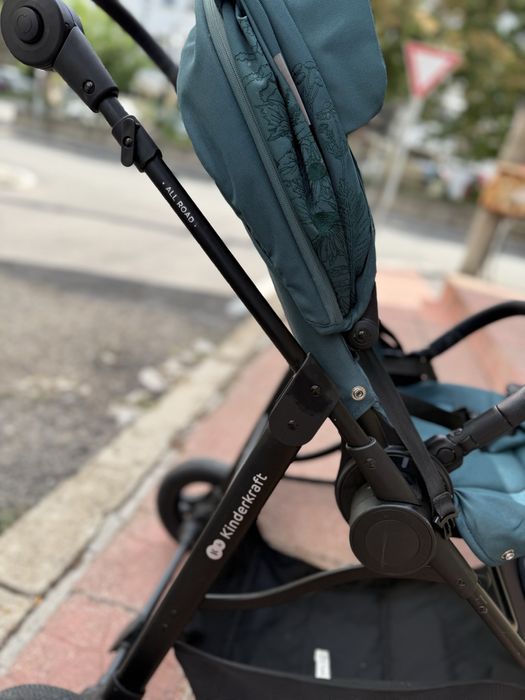 Бебешка количка KinderKraft ALL ROAD, зелена