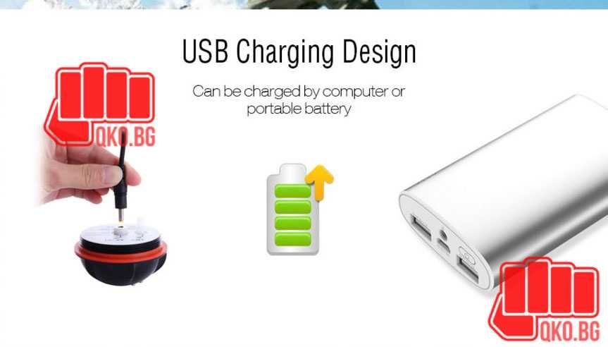 Сонар ехолот Fish Finder подходящ и за лодки за захранка с тунинг