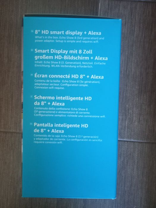 Boxa inteligenta Amazon Echo Show 8 (3nd Gen), 8" Touch Screen, Camera 13 MP, Wi-Fi, Bluetooth