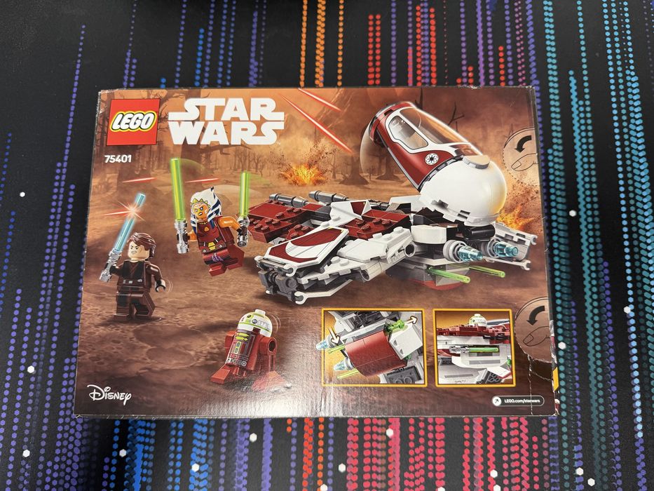 LEGO® Star Wars TM - Nava Interceptor™ Jedi a lui Ahsoka 75401, 290 piese