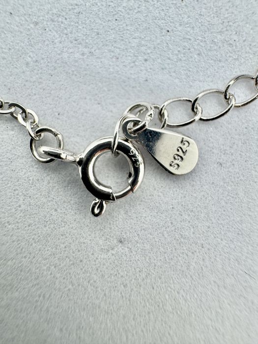 Сребърно колие с мойсанит (Диамант) 1 карат