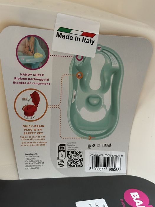 Cădiță Onda Evolution, Alb - Ok Baby