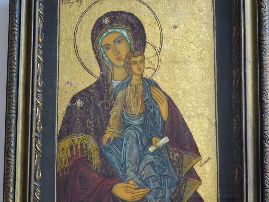 Icoana pe lemn ‘Maica Domnului cu Iisus Hristos’, deosebita