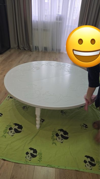 раскладной круглый стол