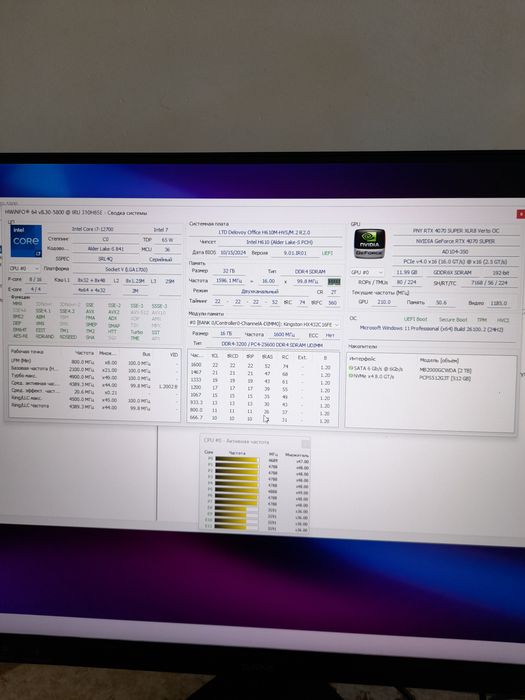 Core I7 12700/RTX 4070 SUPER