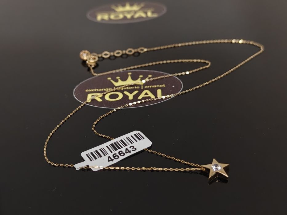 Bijuteria Royal: Lanț aur 14k/1.30 gr