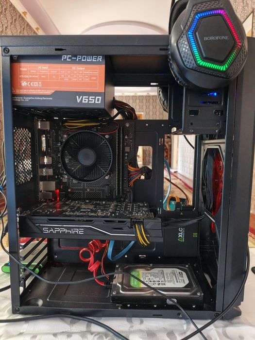 Игравой комп i3 10100, rx 470
‎CPU - i3 10100
‎RAM - DDR4 12GB
‎GPU -