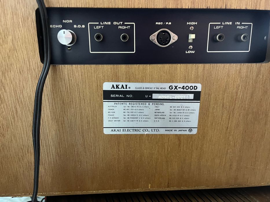 Vand magnetofon akai gx 400