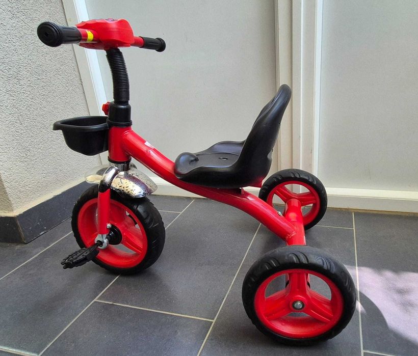 Tricicleta pentru copii 1-3 ani, sa cu spatar