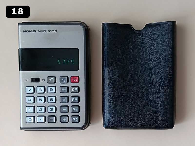 Ретро колекционерски калкулатори - ЕЛКА със старите СВЕТЕЩИ индикатори