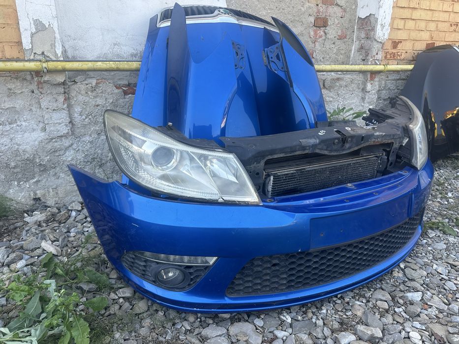 Fata completa Skoda Octavia 2 facelift VRS capota bara far aripa