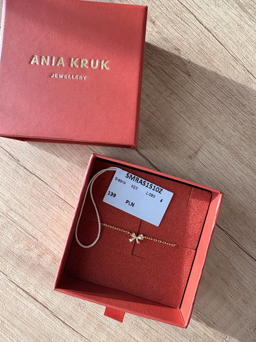 Позлатена сребърна гривна Ania Kruk Believe