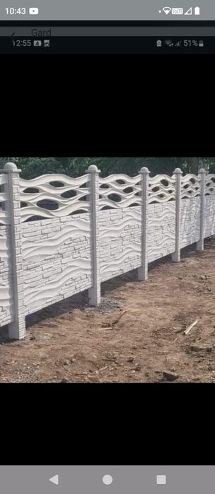 Garduri montaj gard plăci beton Dâmbovița Argeș Prahova Ilfov Bucureșt
