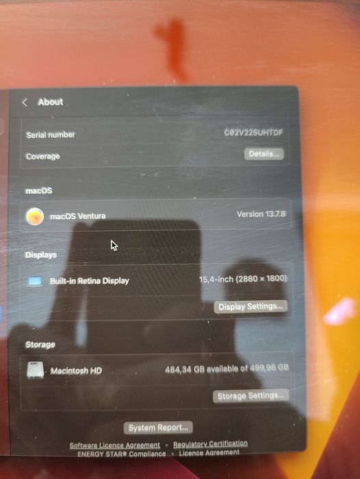 Apple Macbook Pro 2017 Retina i7