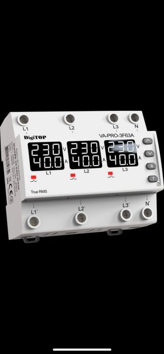 Releu de tensiune si curent trifazat