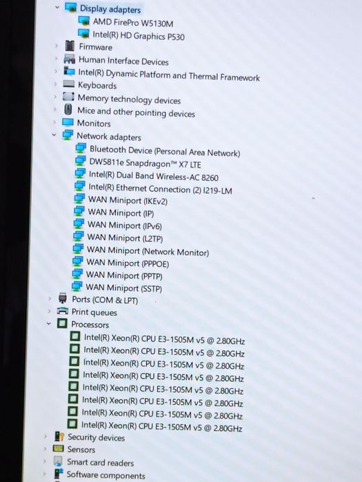 Workstation Dell Precision 3510.procesor Intel Xeon.16g RAM.SSD.touchsceen.LTE