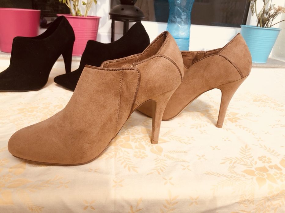 Велурени боти Bershka и Pull and bear