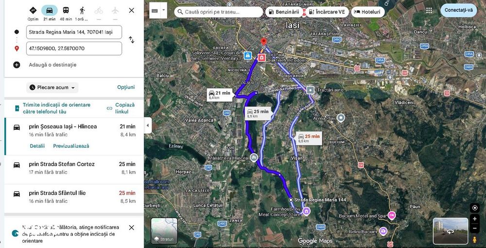 Teren intravilan in suprafata de 5.500mp , situat pe str.Regina Maria