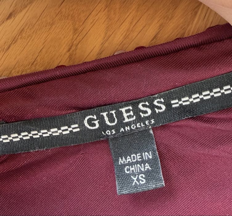 Salopeta GUESS scurta cu paiete