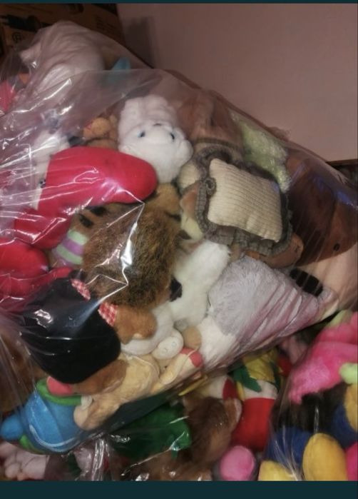 Jucarii din plus SH la sac diverse animale, mascote, kg en gros