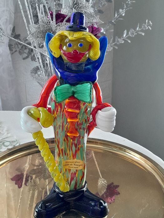 Клоун мурано стъкло