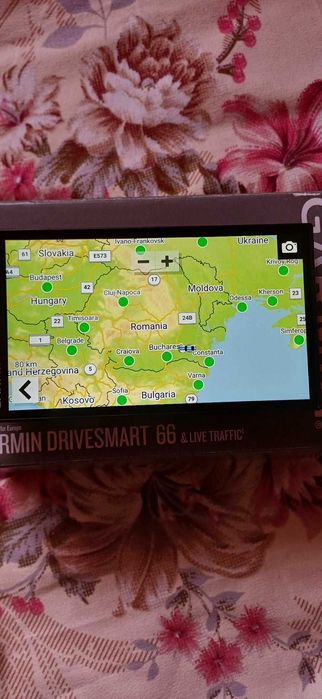 GPS Garmin drive smart 66 Livetrafic NOU la cutie cu toate accesoriile