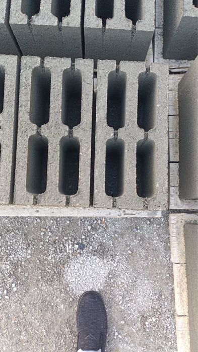 4-х дырые сплитерные блоки, сплитерные блоки с фаской, рваные