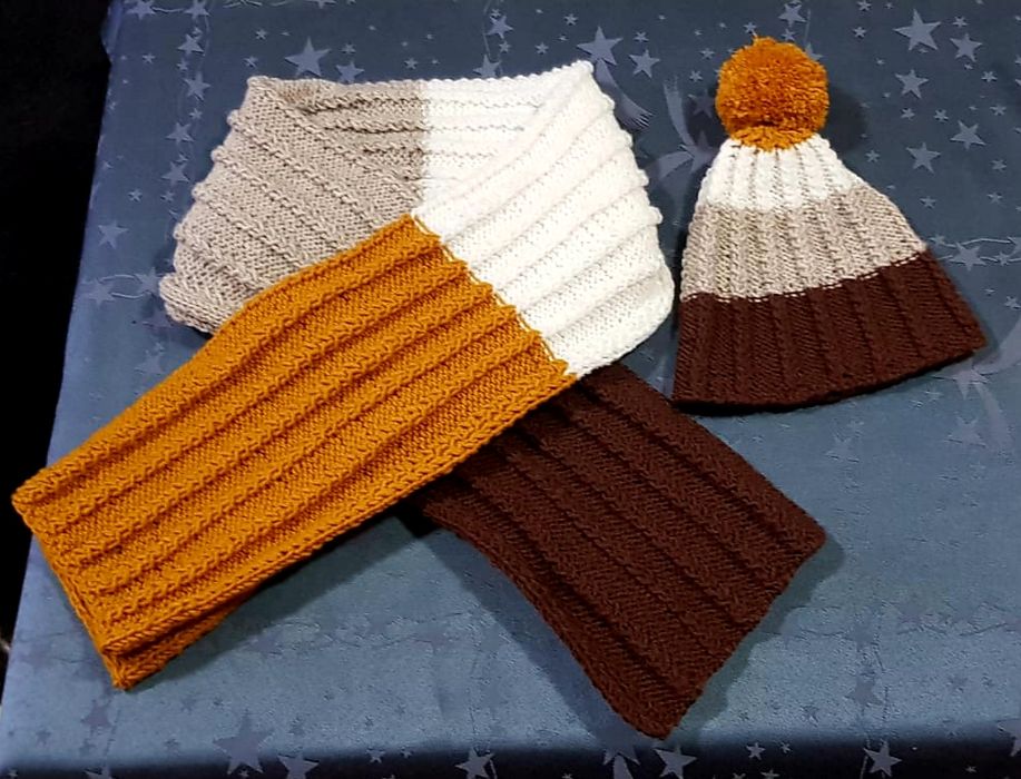 Set handmade lână / acryl