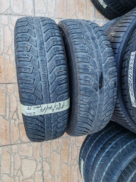 Vând cauciucuri 185/70/14 M+S 2 buc imp Germania
