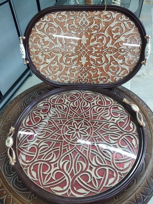 Новый! Красивый Поднос для кофе, чая, сладостей и т.д.