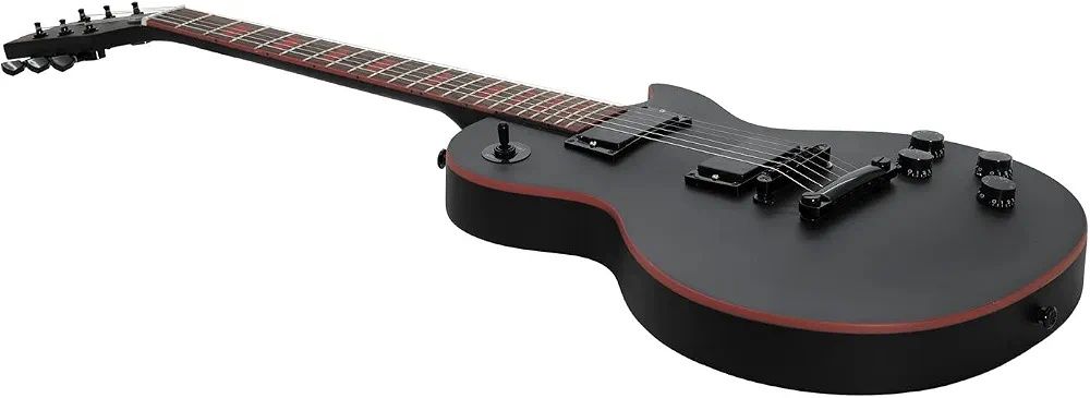 Chitara electrica LP Style, negru satinat, Dimavery LP-800