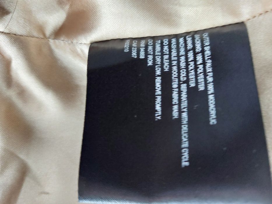 Еко палто  бежово BRAETAN XL 46 46XL 46