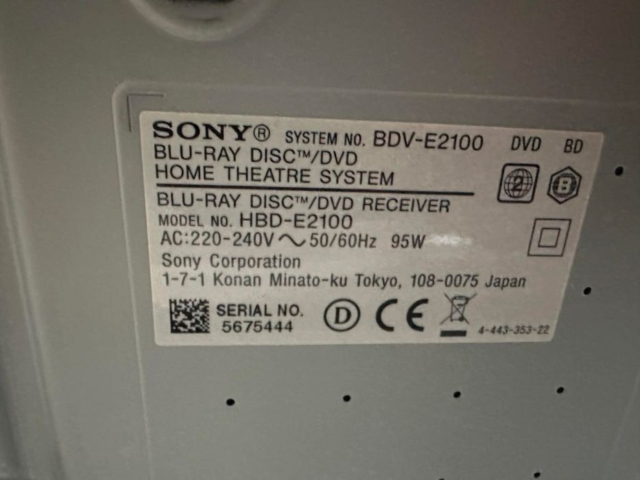 Домашно кино sony