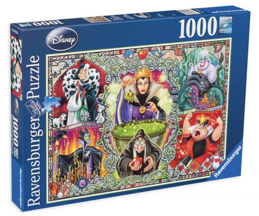 Пъзел Ravensburger Вещиците на Дисни , 1000 части