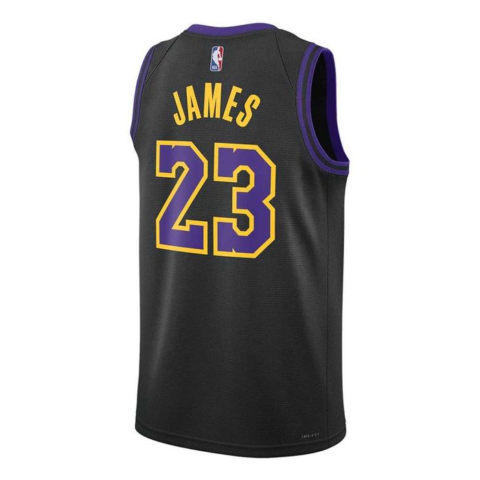 Nike NBA Lakers LeBron - Оригинален мъжки баскетболен потник р-р L