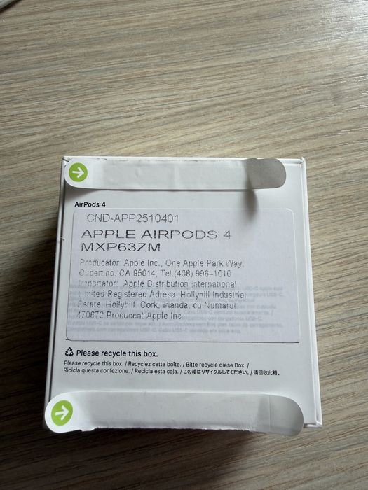 Casti Apple Airpods 4 noi
