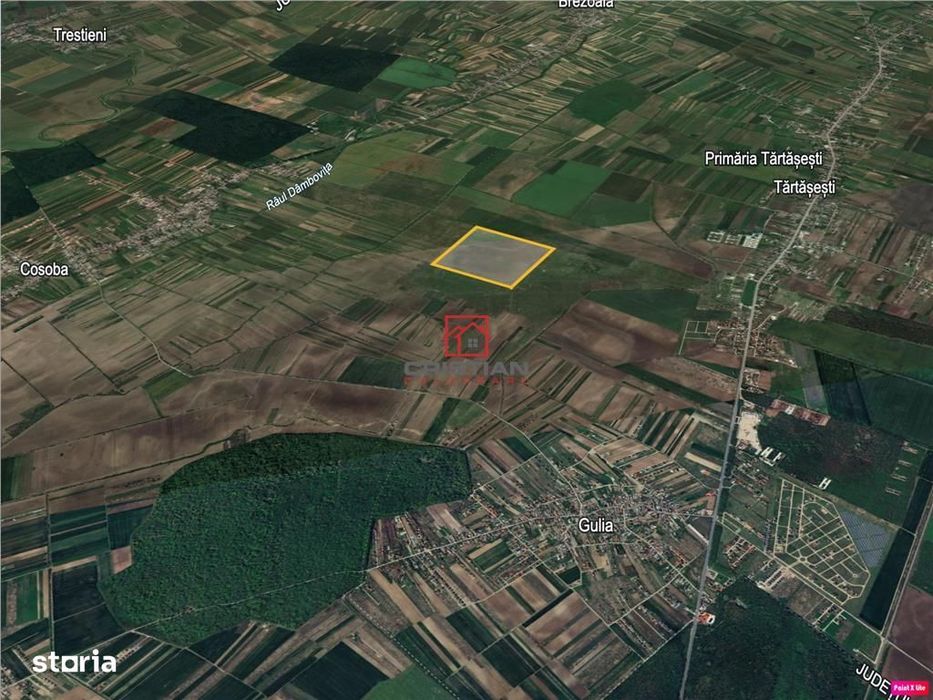 Vanzare teren agricol Tartasesti - Gulia, Dambovita
