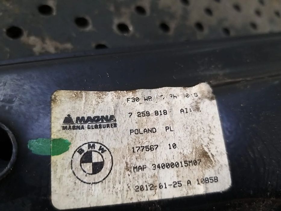 Macara geam electric dreapta spate bmw seria 3 f30 7259818 34000015m07