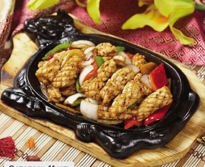 Чугунная тарелка для мяса 16 шт